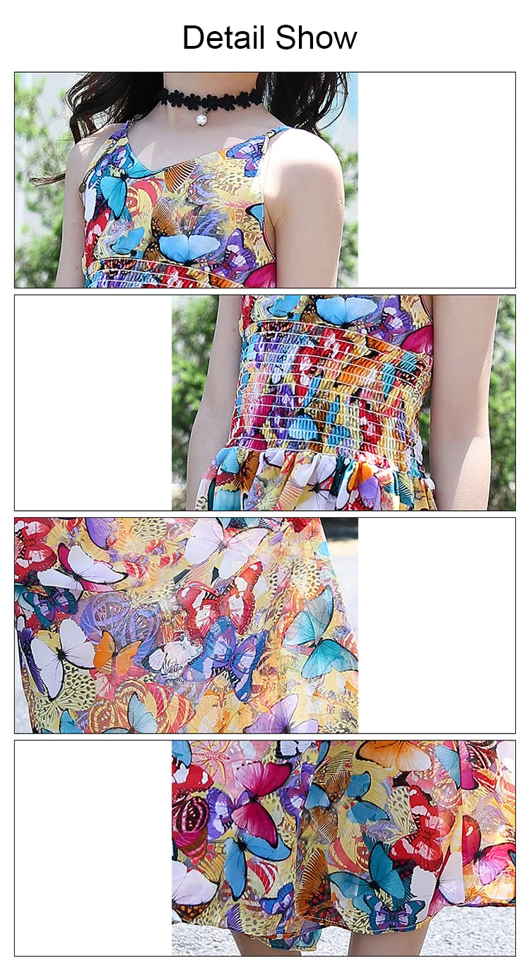 Girls Flower Dress Kids Girl