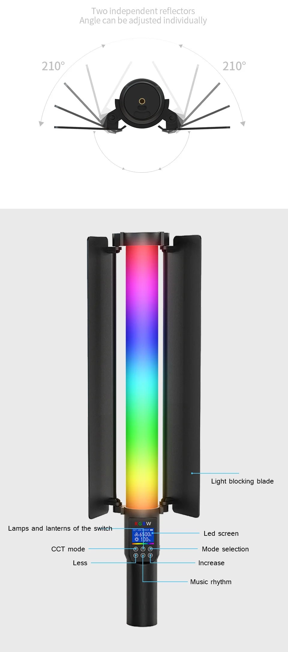 RGB Photography Video Light