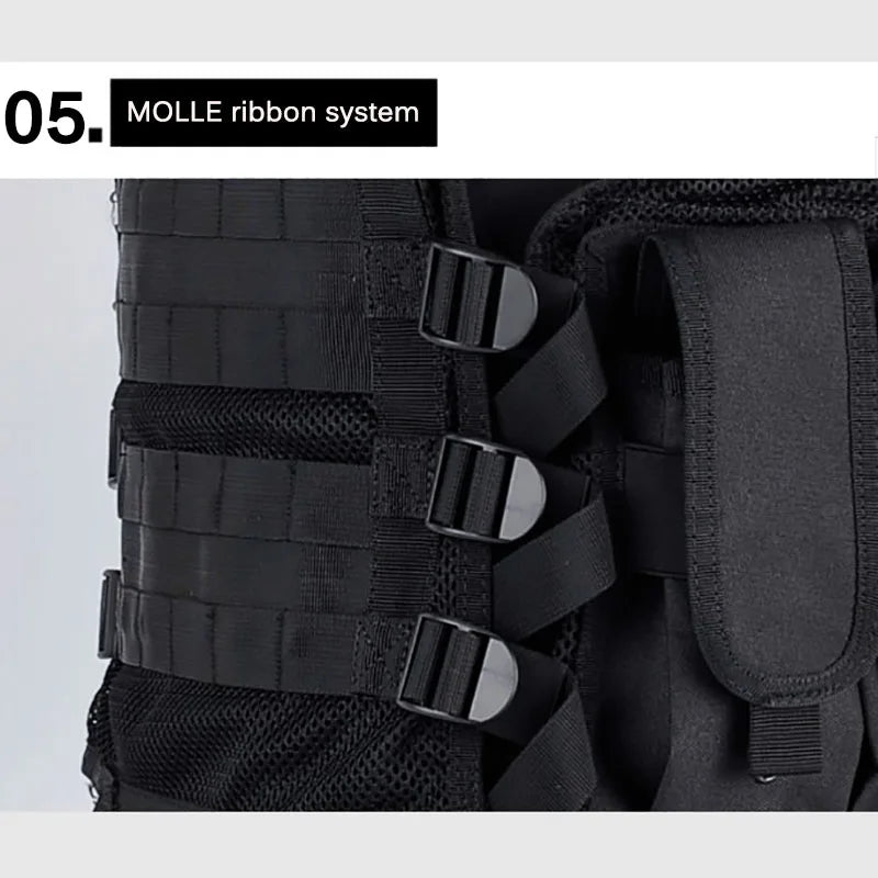 Multi-Pocket Swat Army Tactical Vest