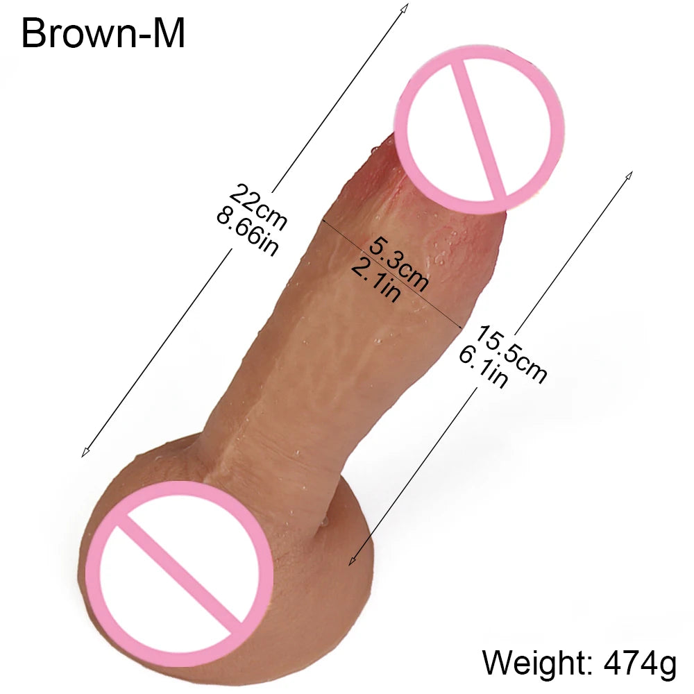 Real Man Prostate Dildo Silicone