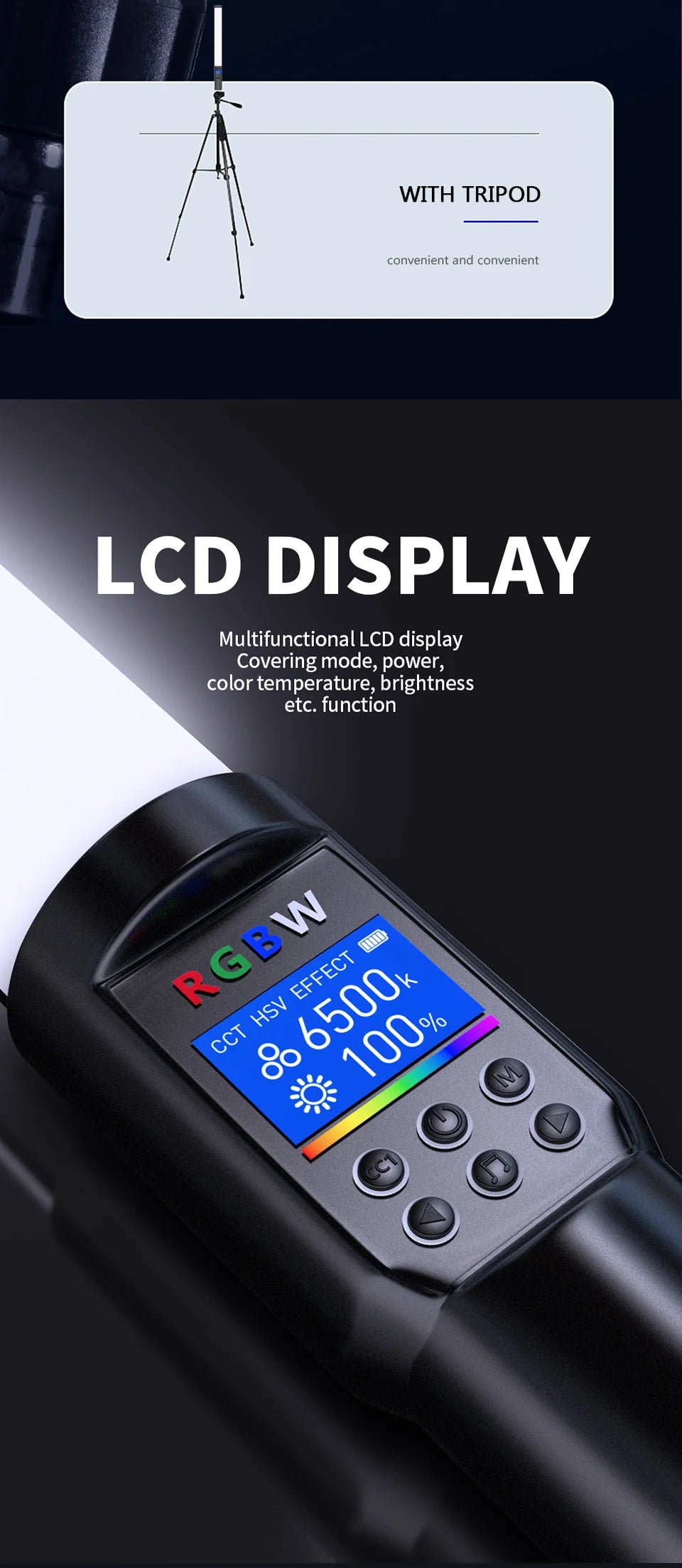 RGB Photography Video Light