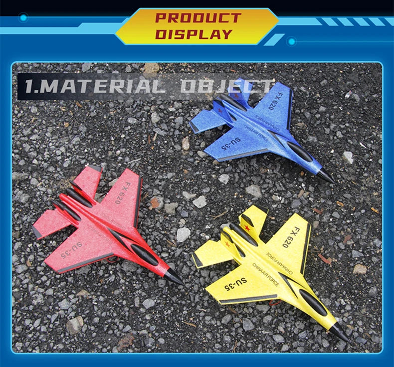 RC Foam Aircraft SU-35 Plane 2.4G Radio Control
