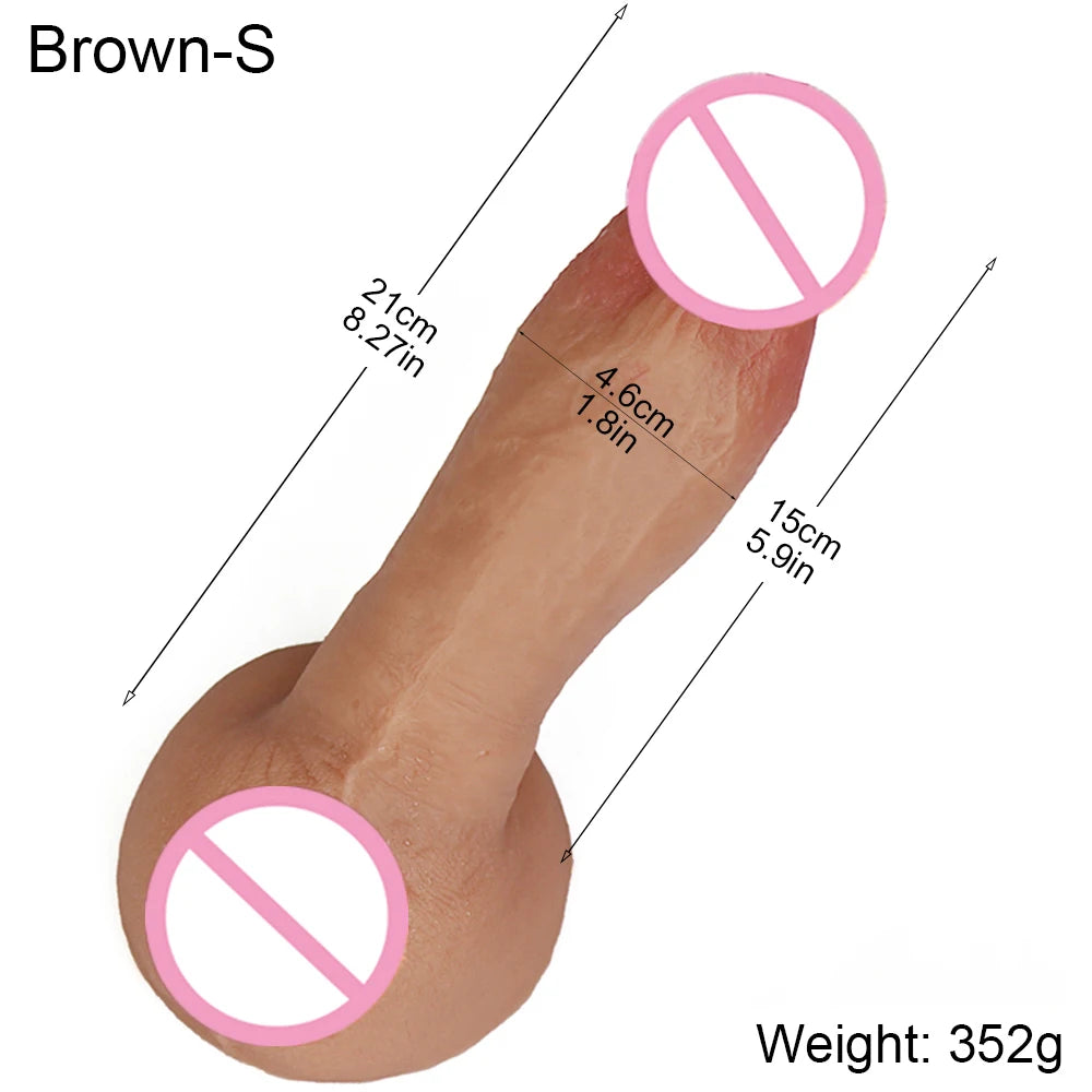 Real Man Prostate Dildo Silicone