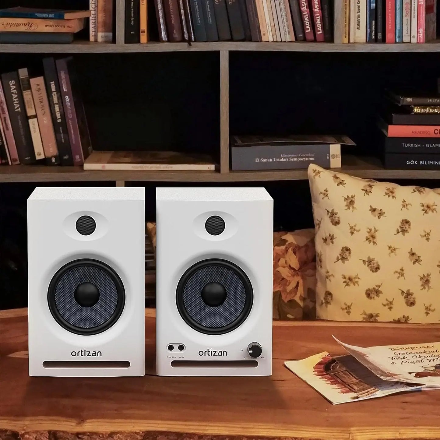 Studio Monitors, Active Monitor Speakers for Music Production, Bluetooth Computer Speakers