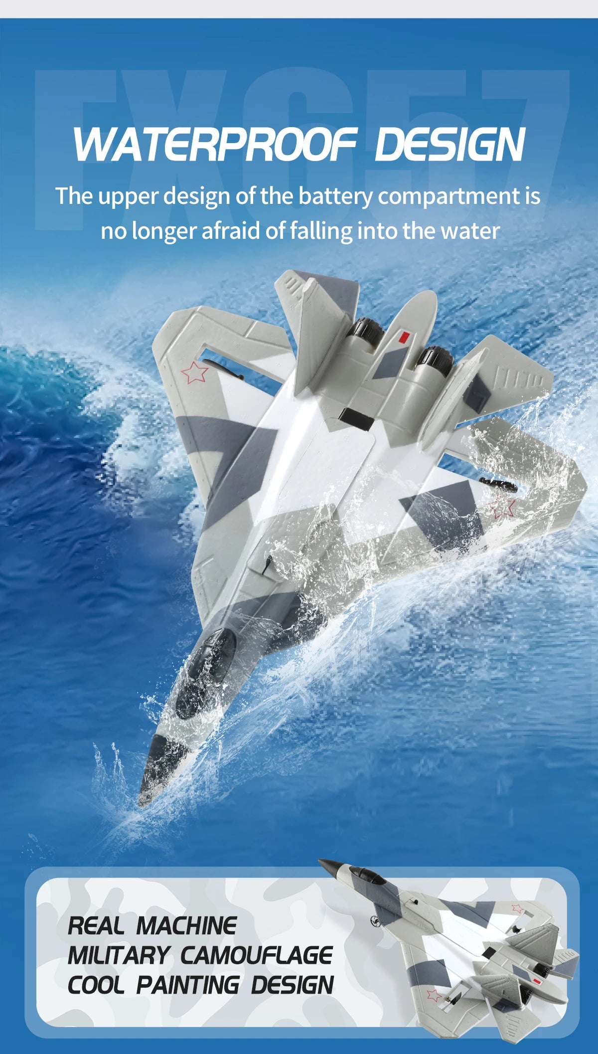 RC Foam Aircraft SU-35 Plane 2.4G Radio Control