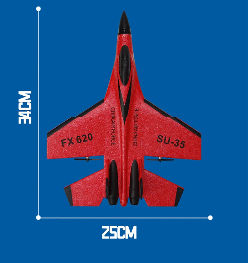 RC Foam Aircraft SU-35 Plane 2.4G Radio Control