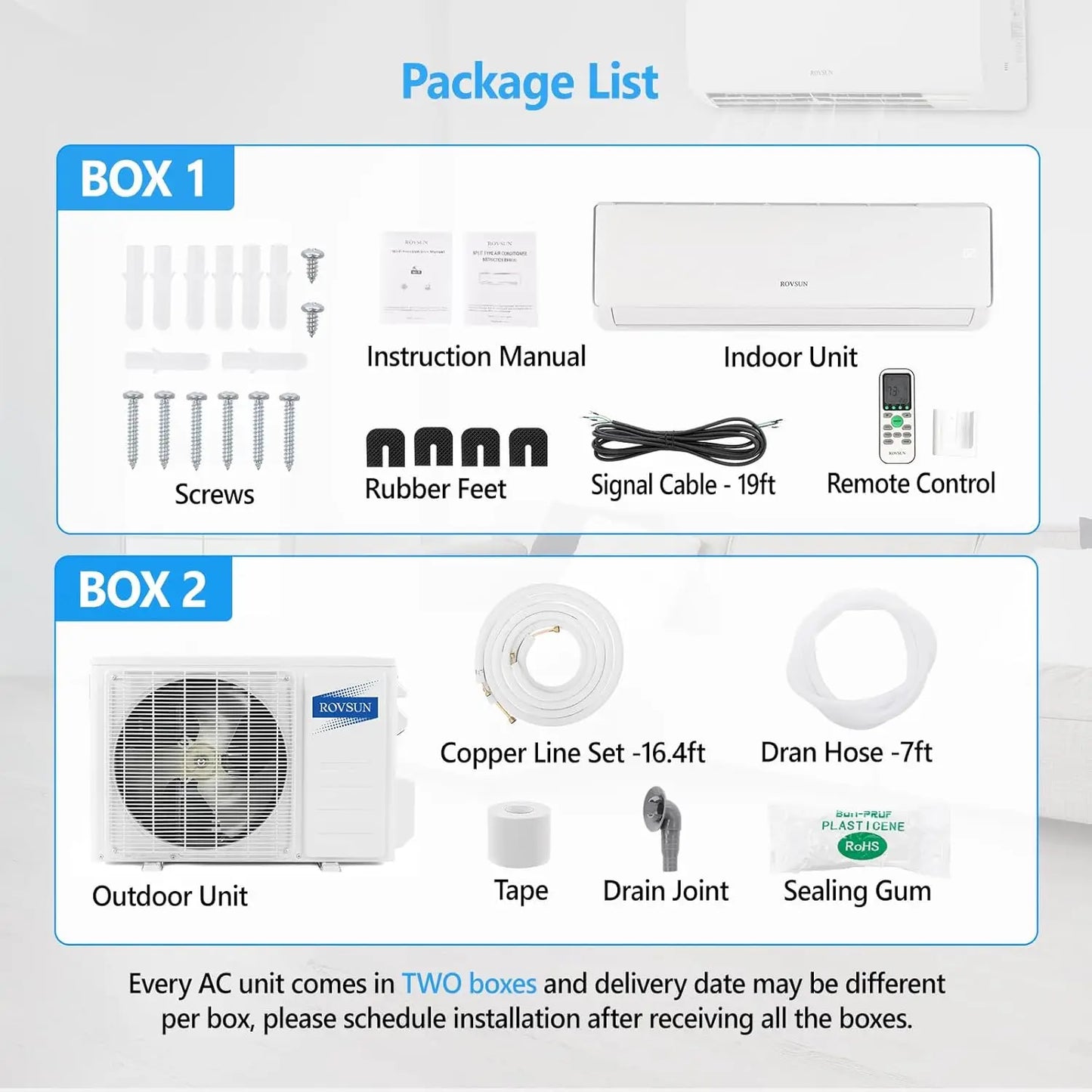 Mini Split Air Conditioner & Heater,