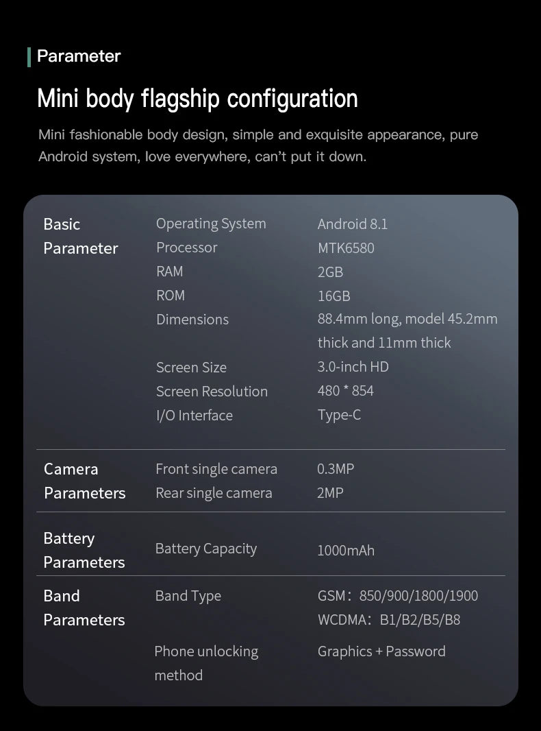SOYES S23 Mini Smartphones Android 8.1