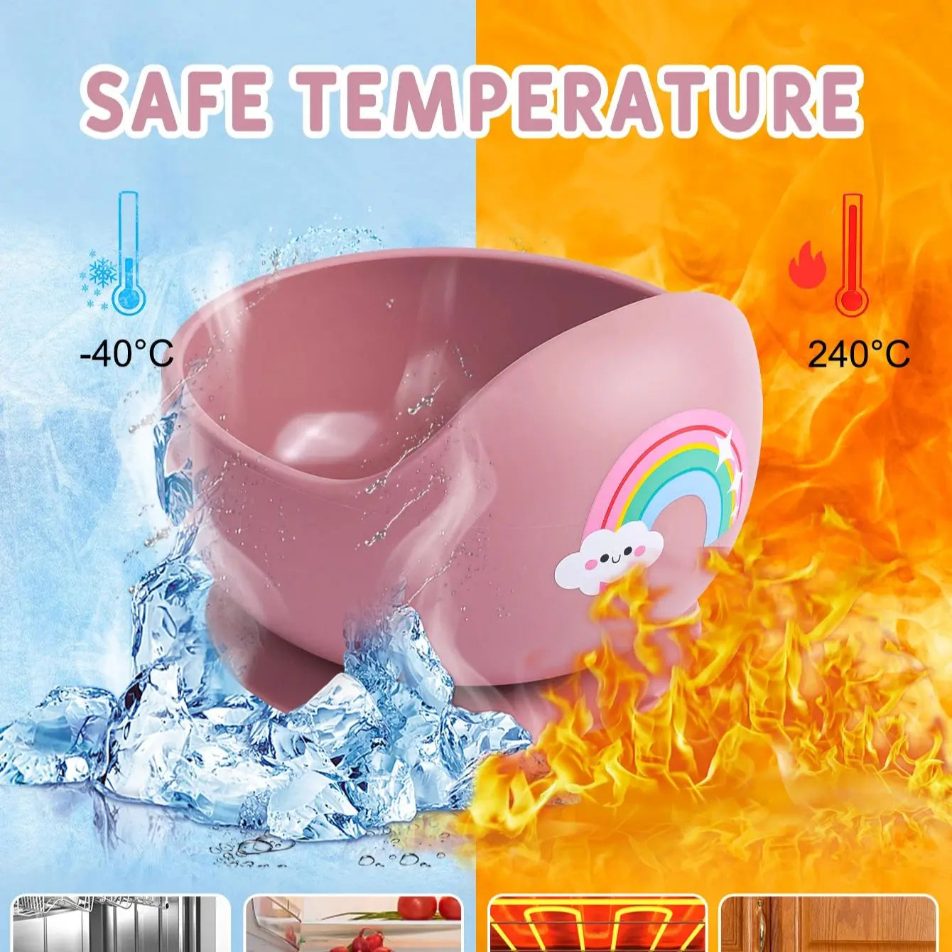 Baby Silicone Meal Bowl