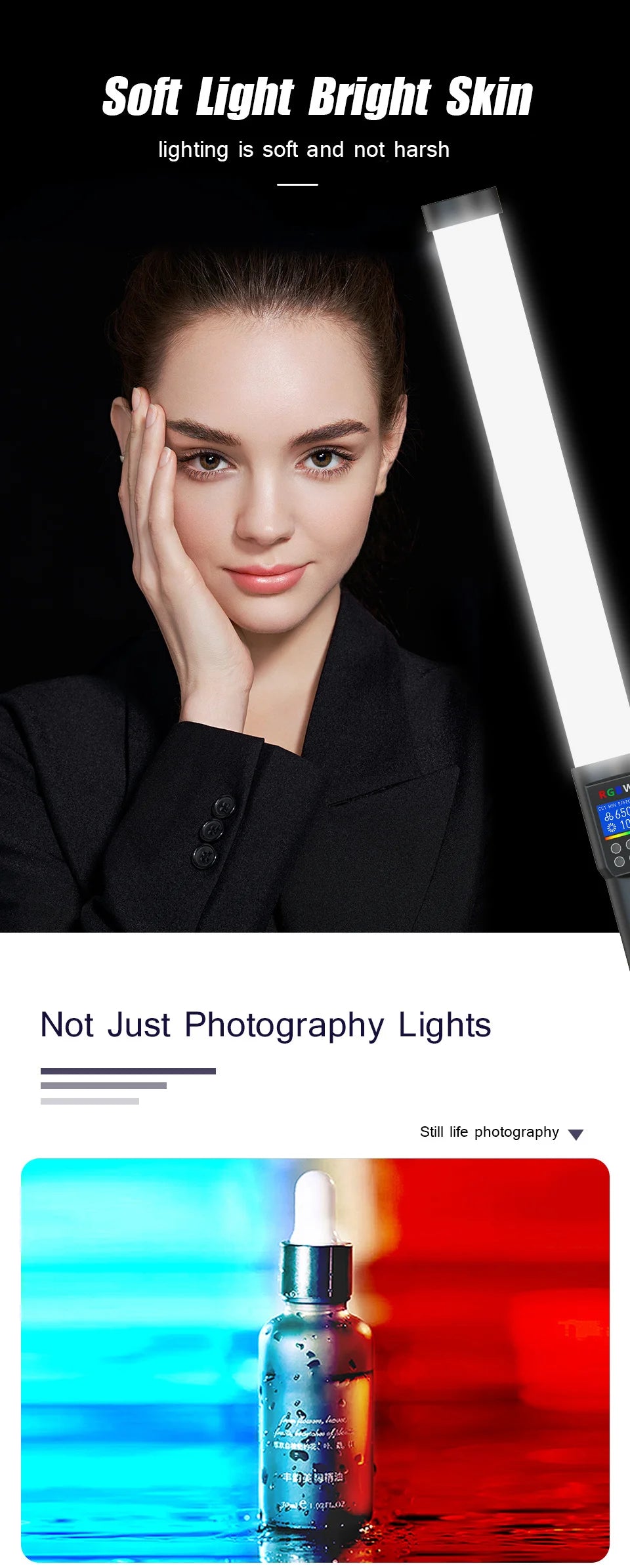 RGB Photography Video Light