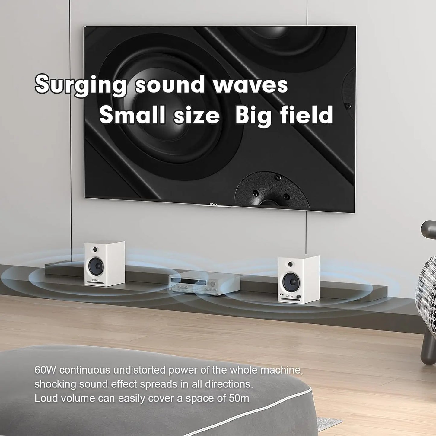 Studio Monitors, Active Monitor Speakers for Music Production, Bluetooth Computer Speakers