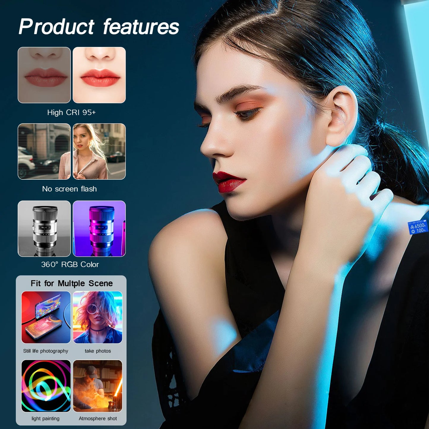 RGB Photography Video Light