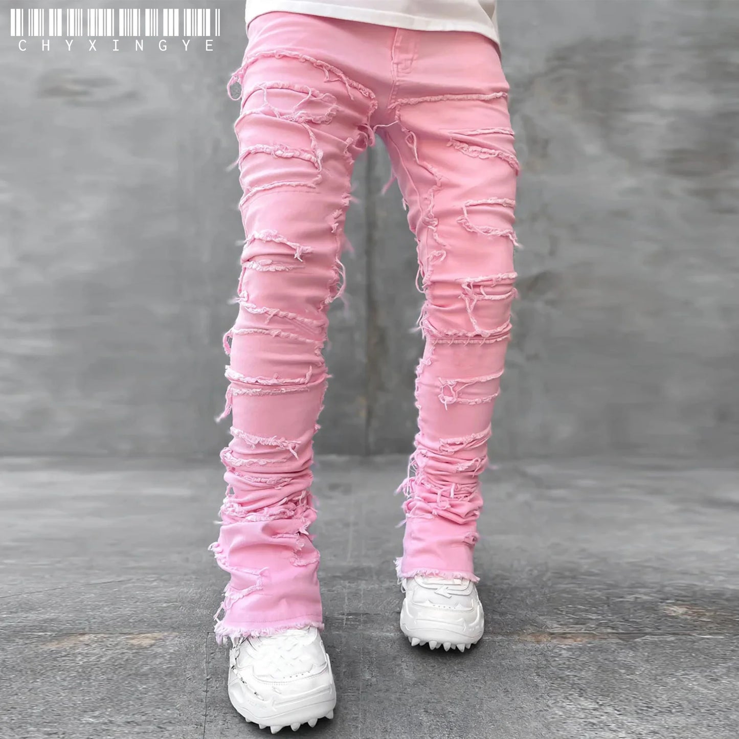 Men's Regular Fit Stacked Jeans