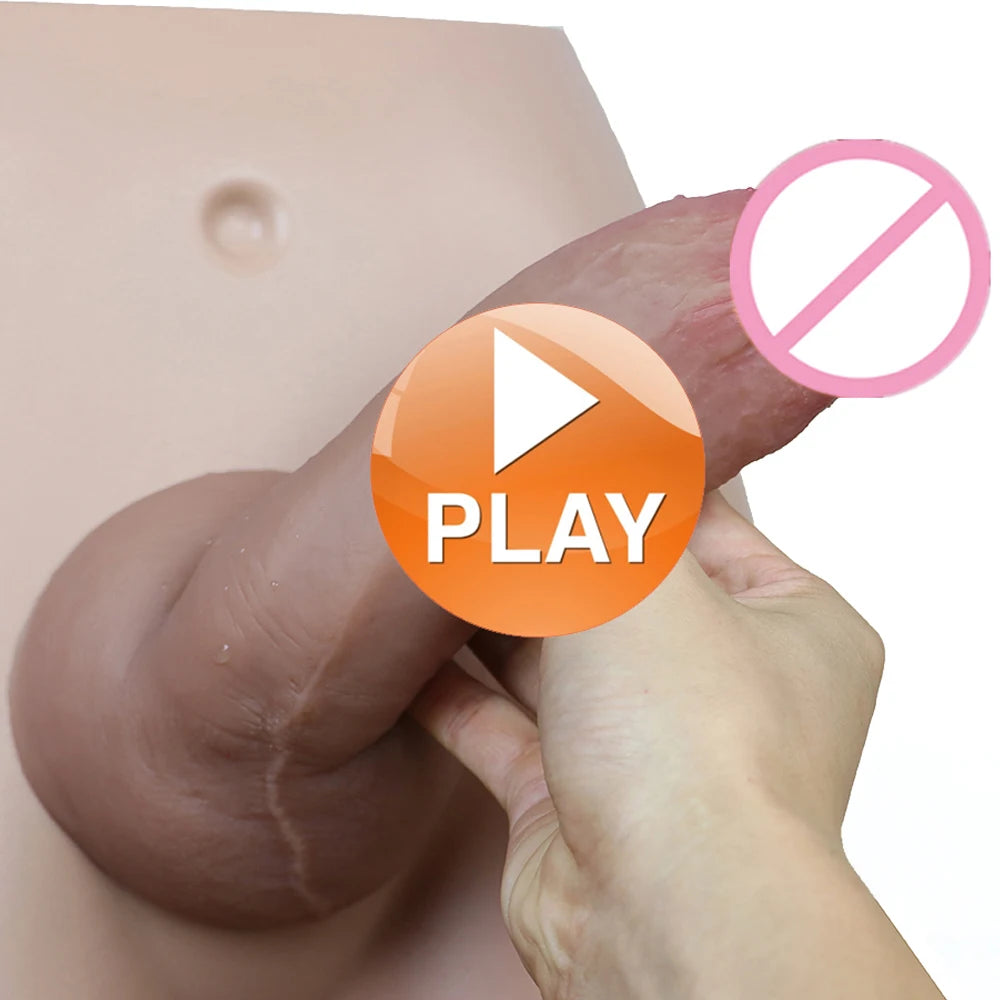 Real Man Prostate Dildo Silicone