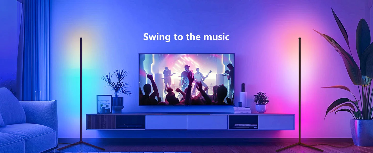 Smart RGB Dream Color Floor Lamp with Music
