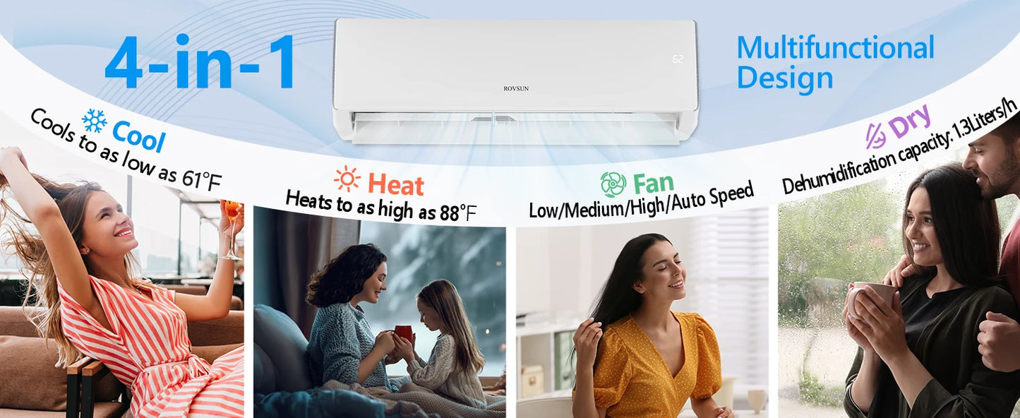 Mini Split Air Conditioner & Heater,