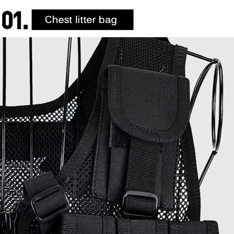 Multi-Pocket Swat Army Tactical Vest