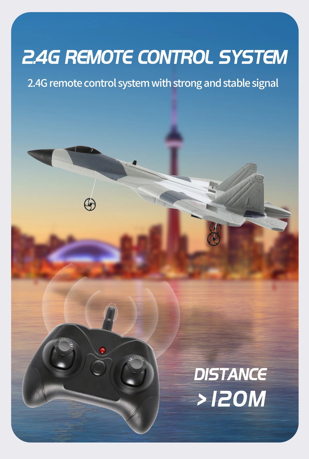 RC Foam Aircraft SU-35 Plane 2.4G Radio Control