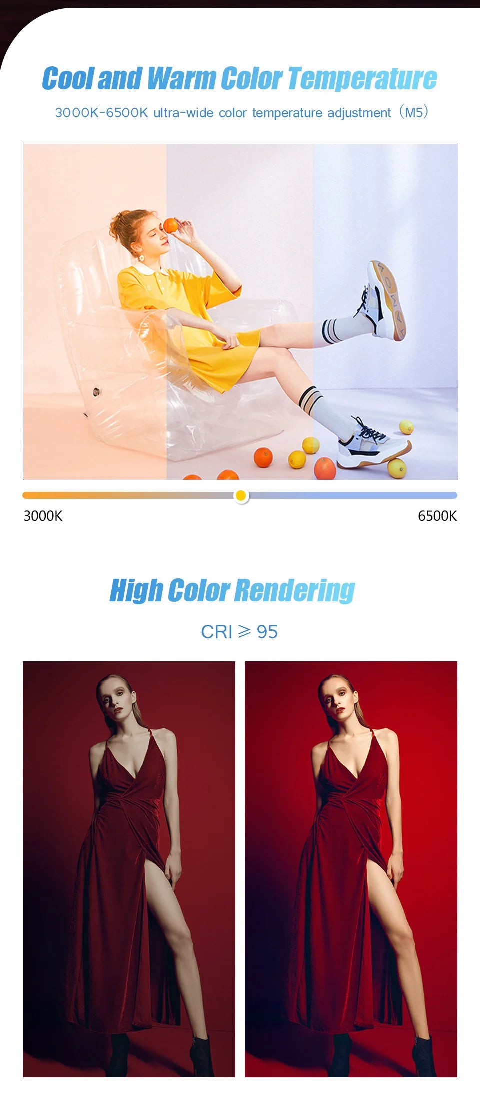 RGB Photography Video Light