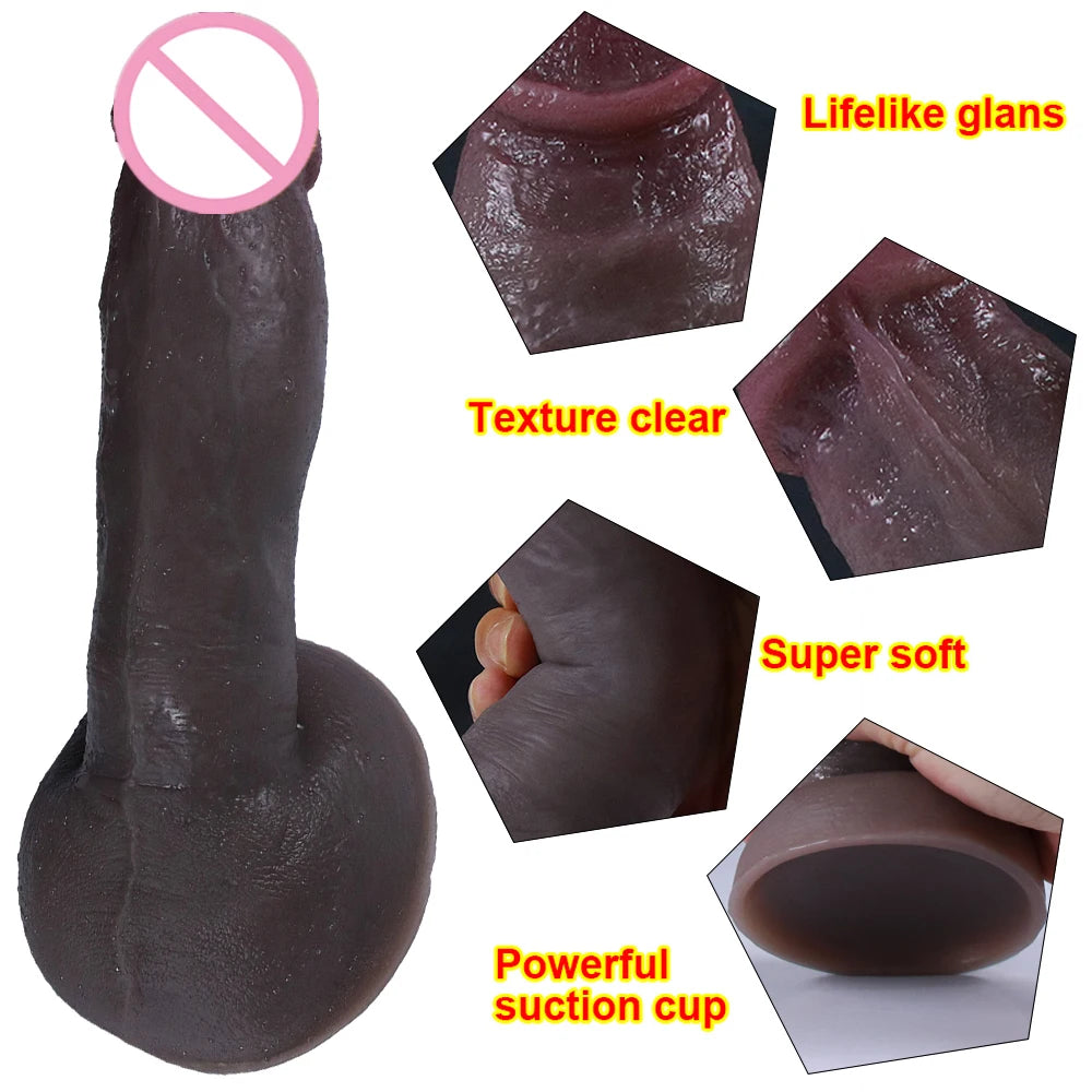 Real Man Prostate Dildo Silicone