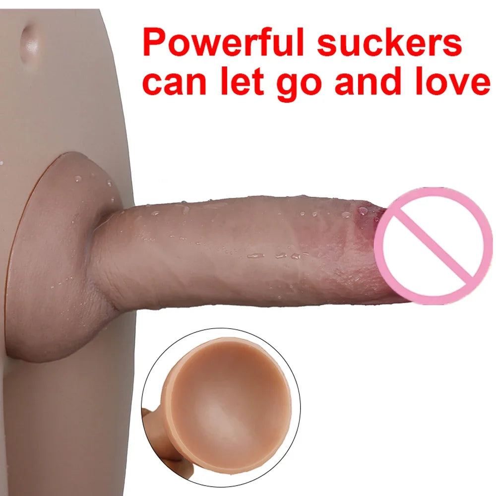Real Man Prostate Dildo Silicone