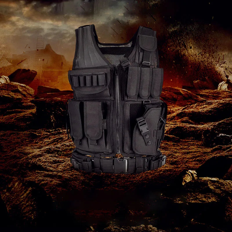 Multi-Pocket Swat Army Tactical Vest