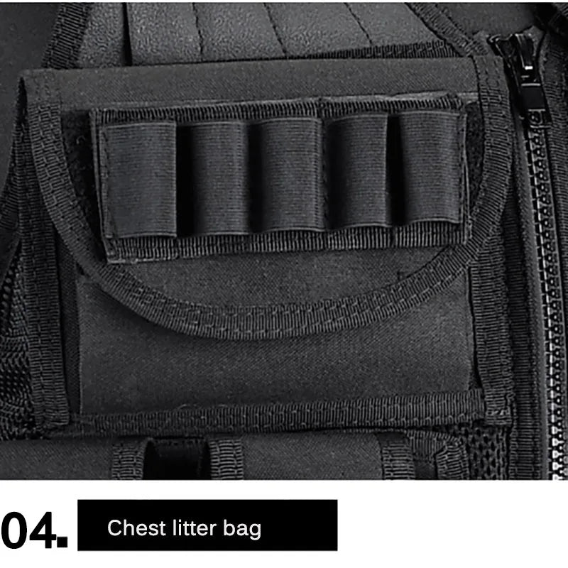Multi-Pocket Swat Army Tactical Vest