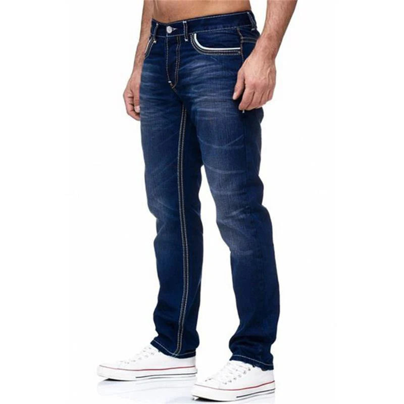 Men Jeans Solid Pockets