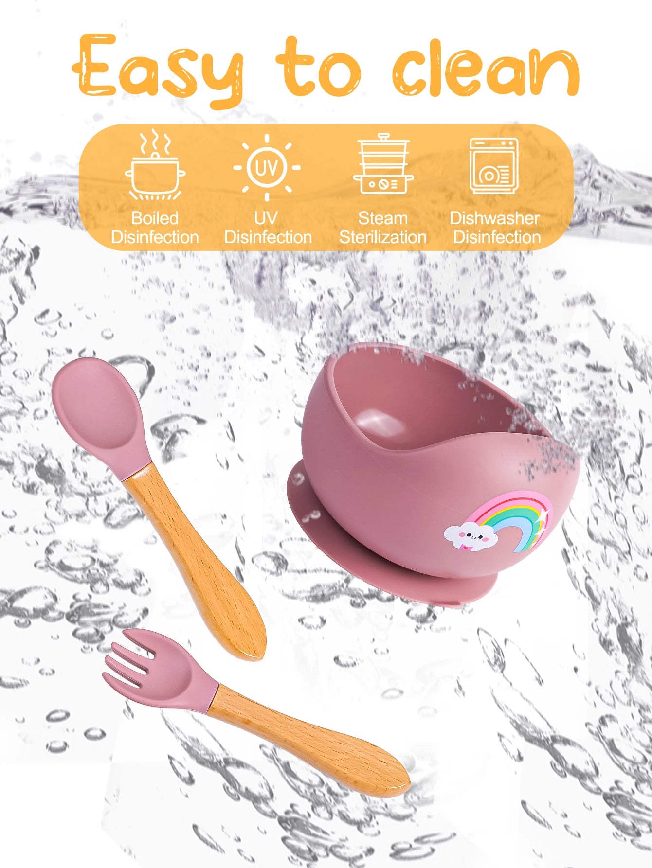 Baby Silicone Meal Bowl