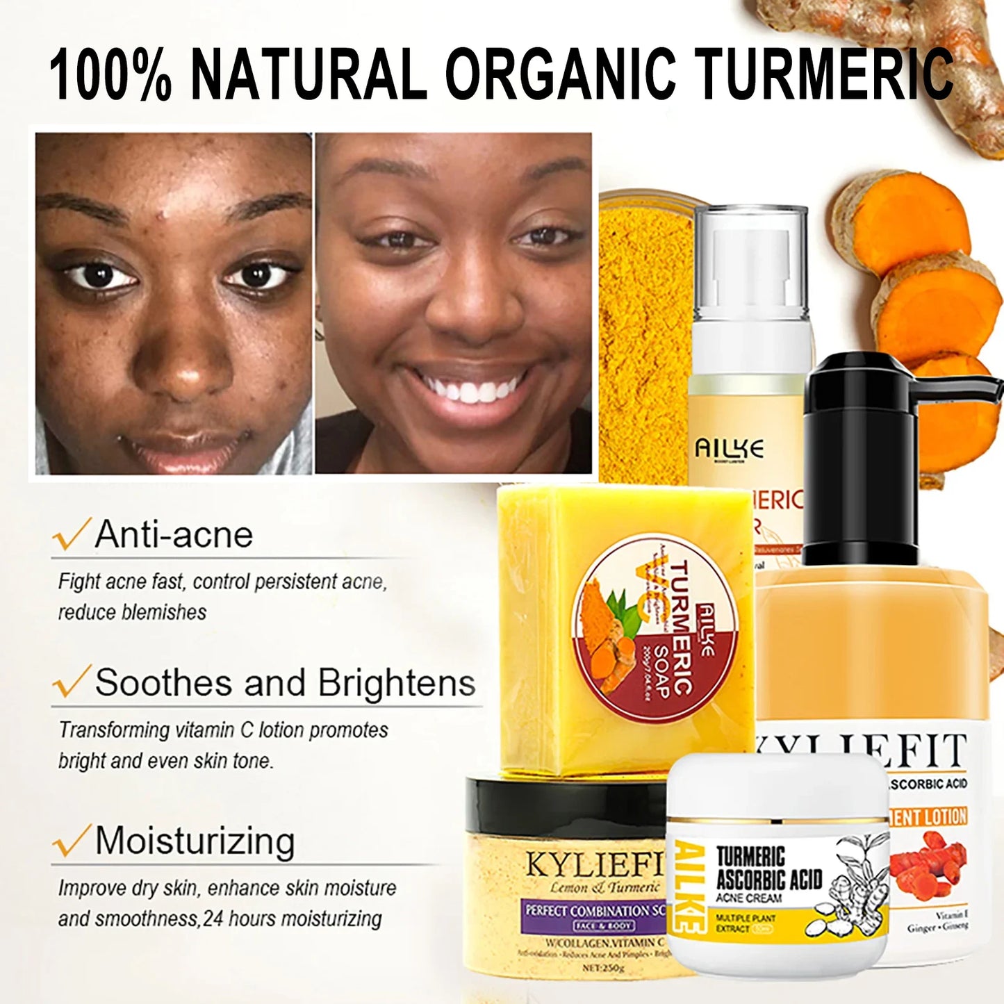 Organic Turmeric Skin Care and more