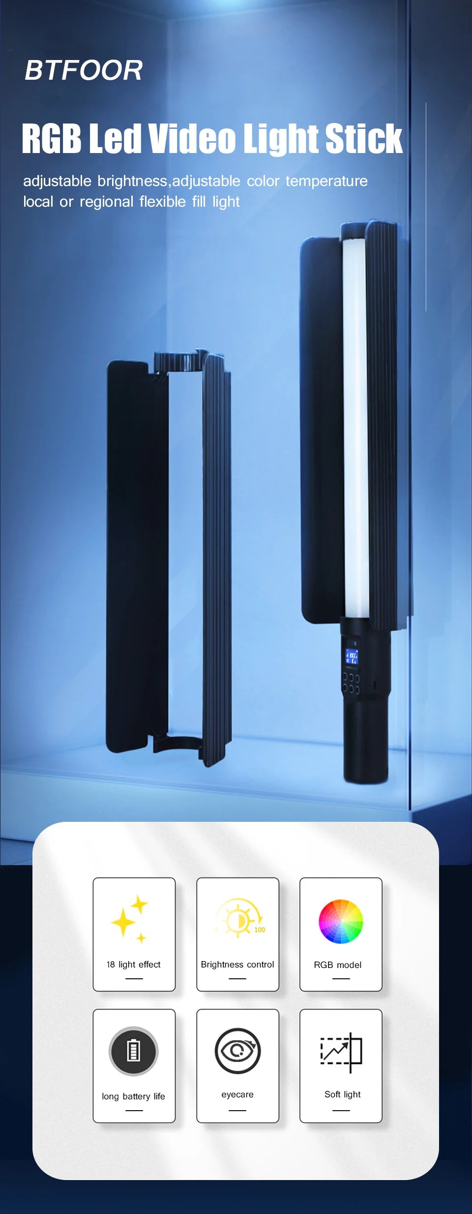 RGB Photography Video Light