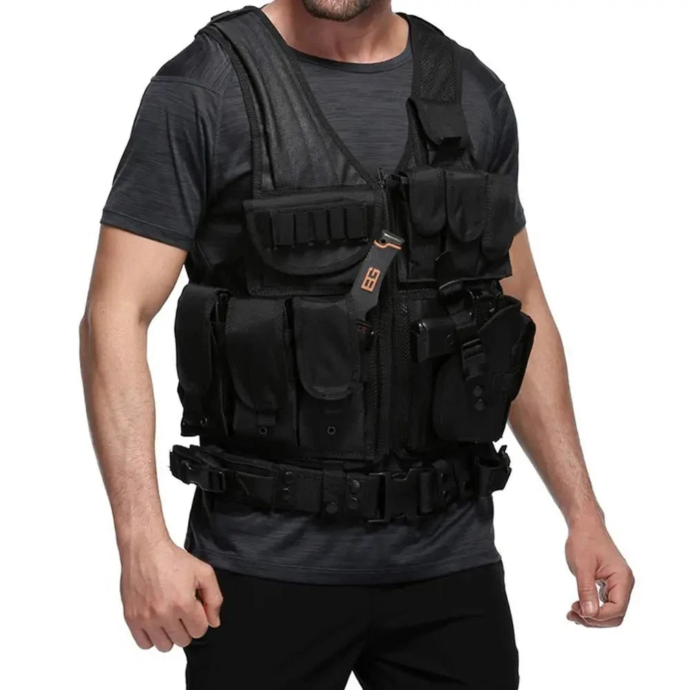 Multi-Pocket Swat Army Tactical Vest