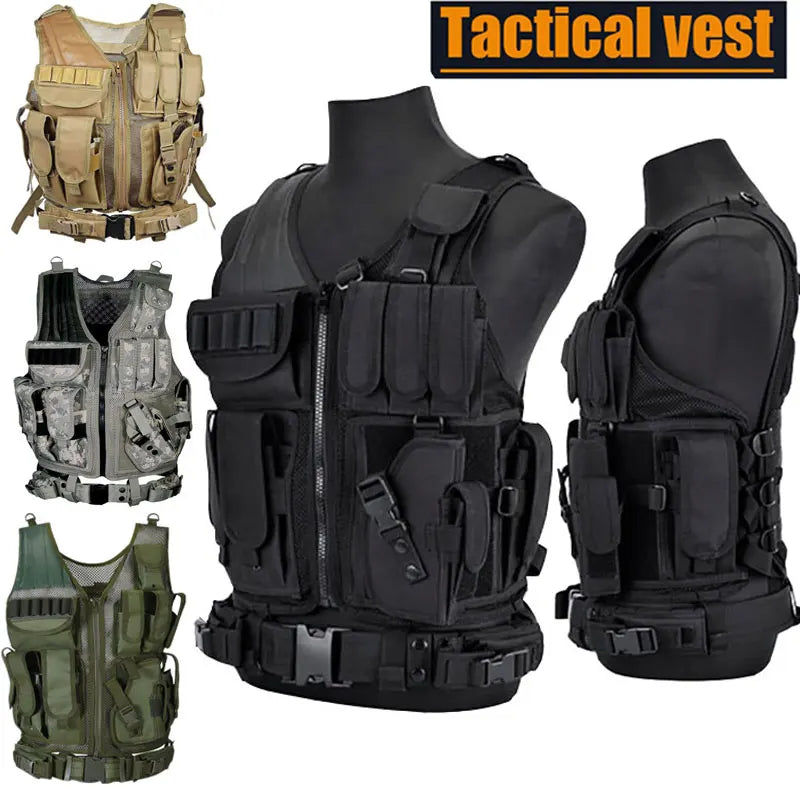 Multi-Pocket Swat Army Tactical Vest