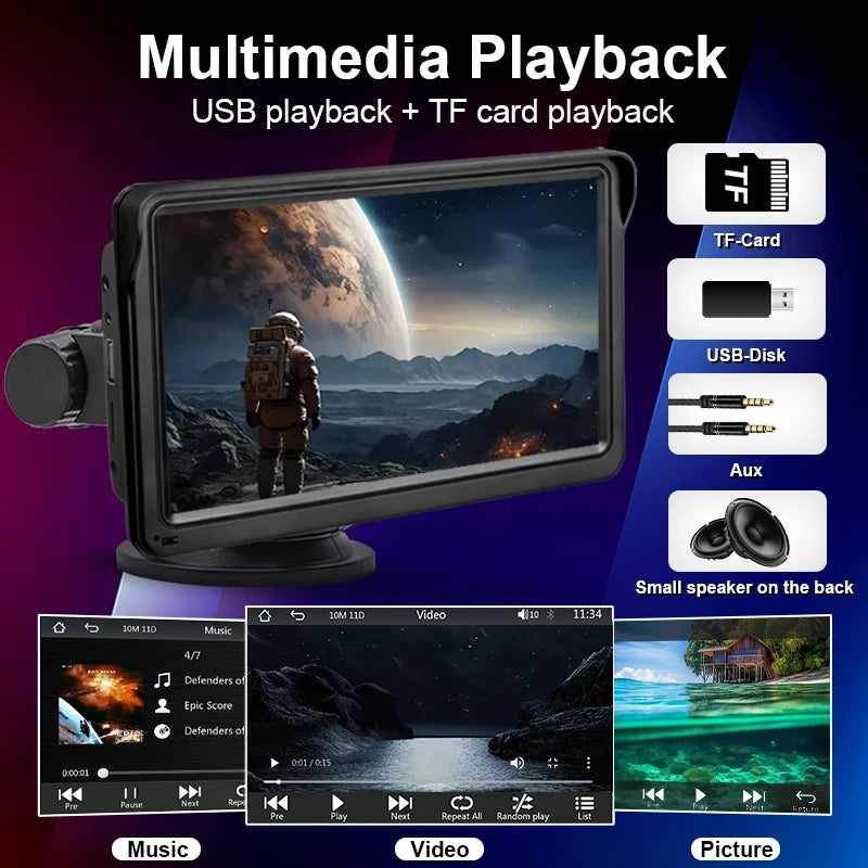Car Radio Multimedia Video Player Wireless