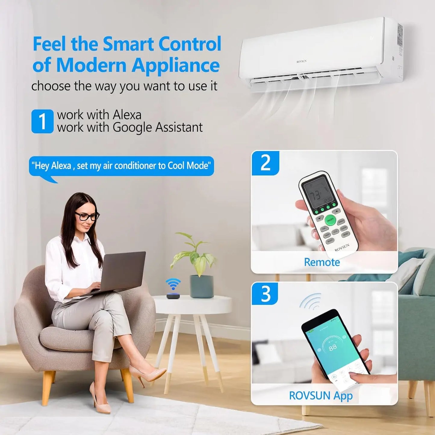 Mini Split Air Conditioner & Heater,