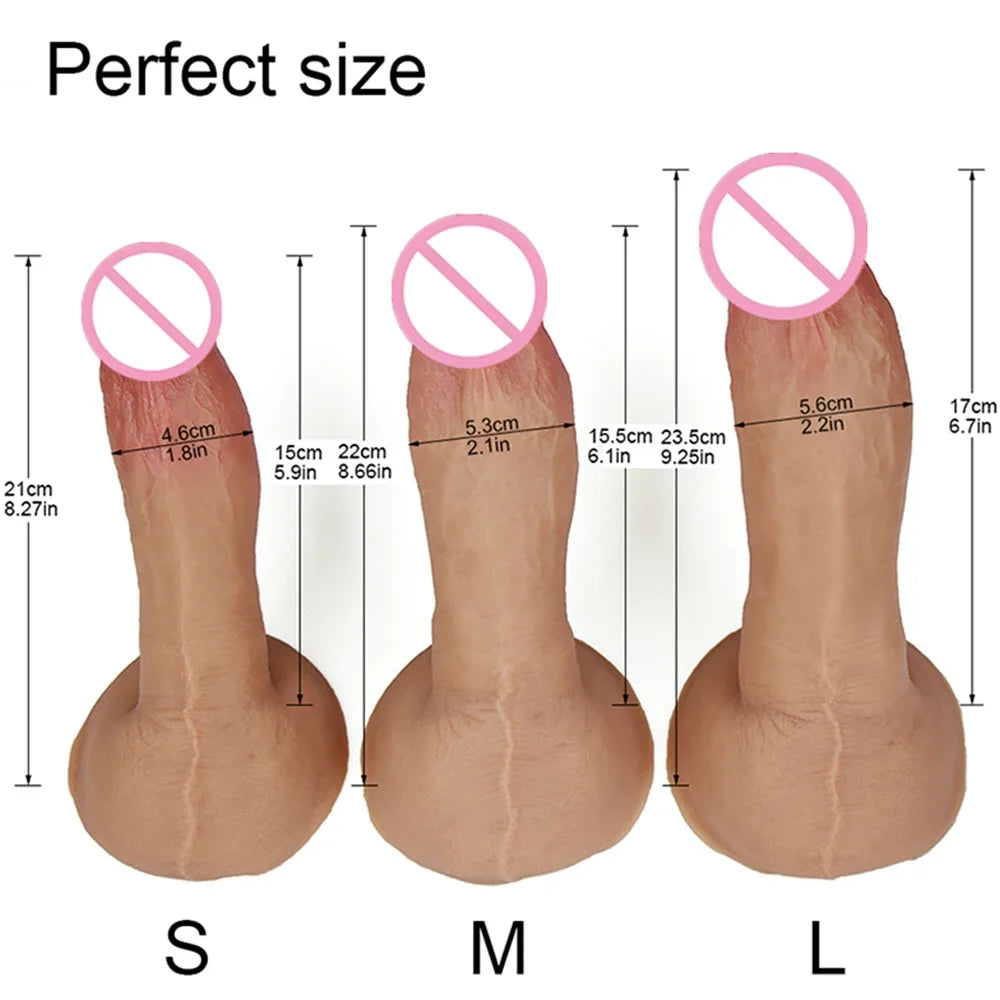 Real Man Prostate Dildo Silicone