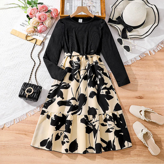 Kid Girl Long Sleeve Dress