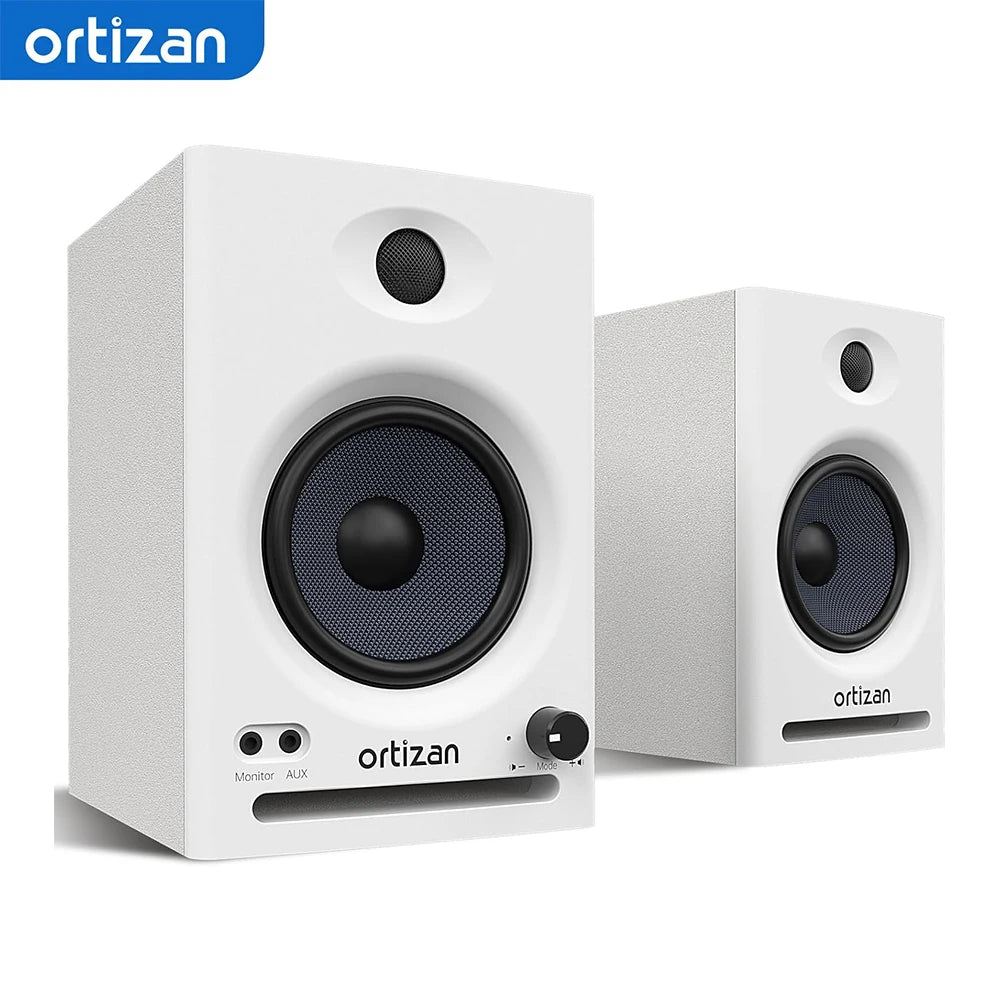 Studio Monitors, Active Monitor Speakers for Music Production, Bluetooth Computer Speakers