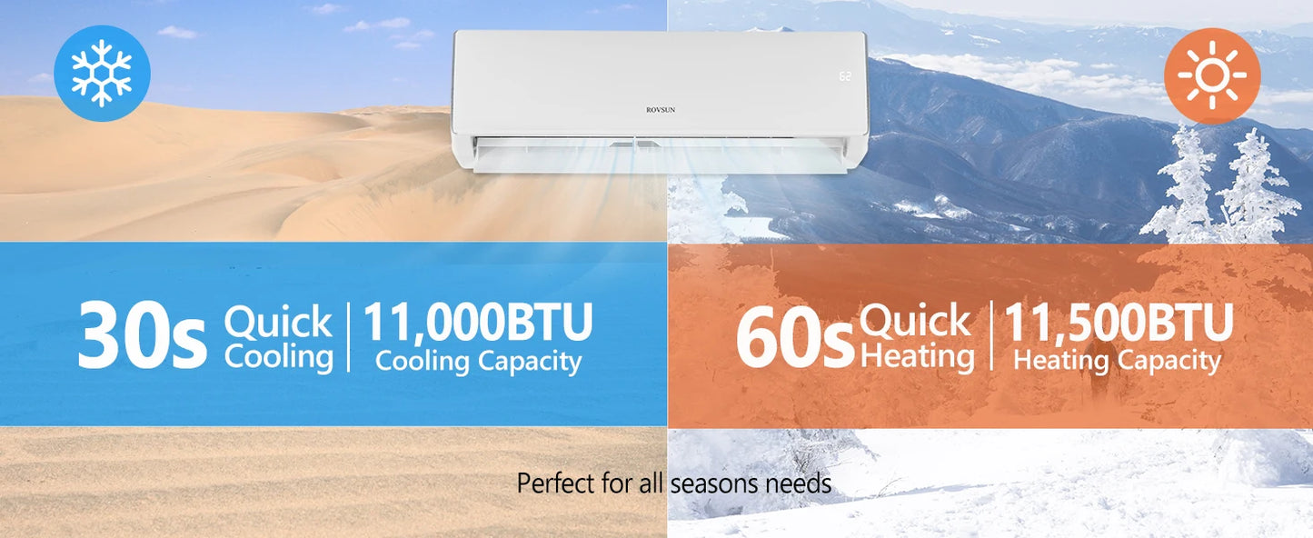 Mini Split Air Conditioner & Heater,