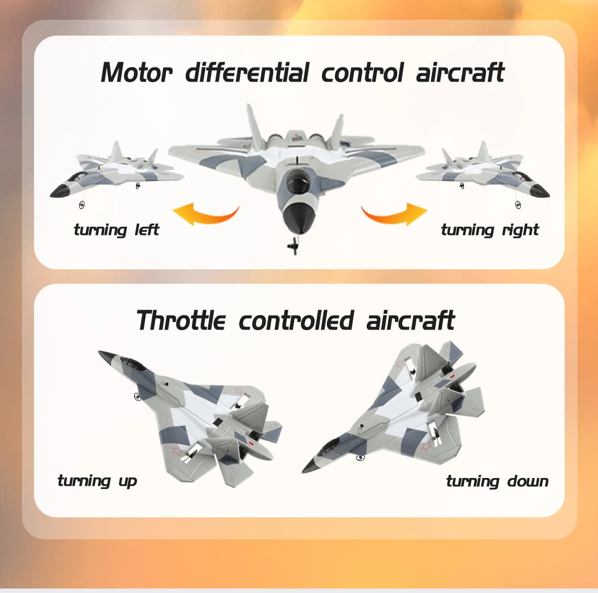 RC Foam Aircraft SU-35 Plane 2.4G Radio Control