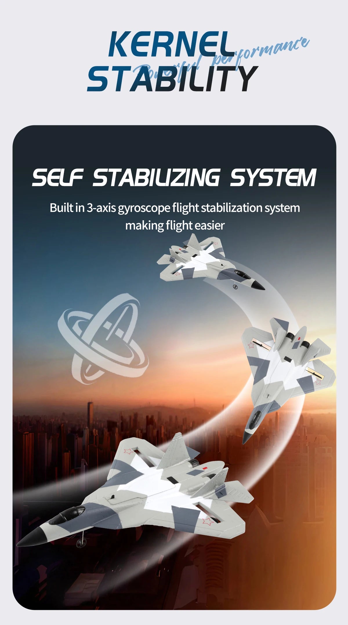 RC Foam Aircraft SU-35 Plane 2.4G Radio Control