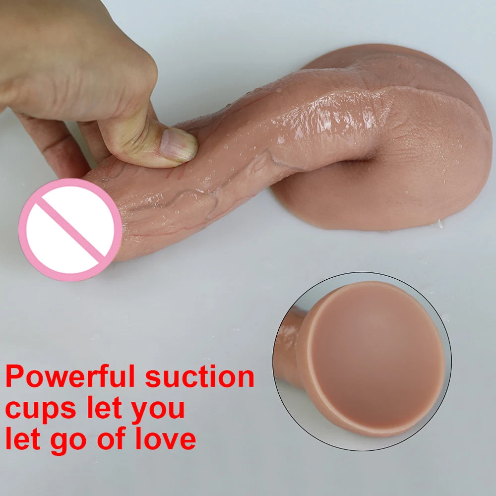 Real Man Prostate Dildo Silicone