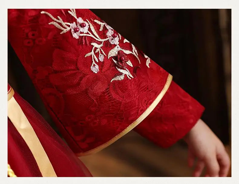 Chinese Hanfu Dress Girls Ancient Traditional