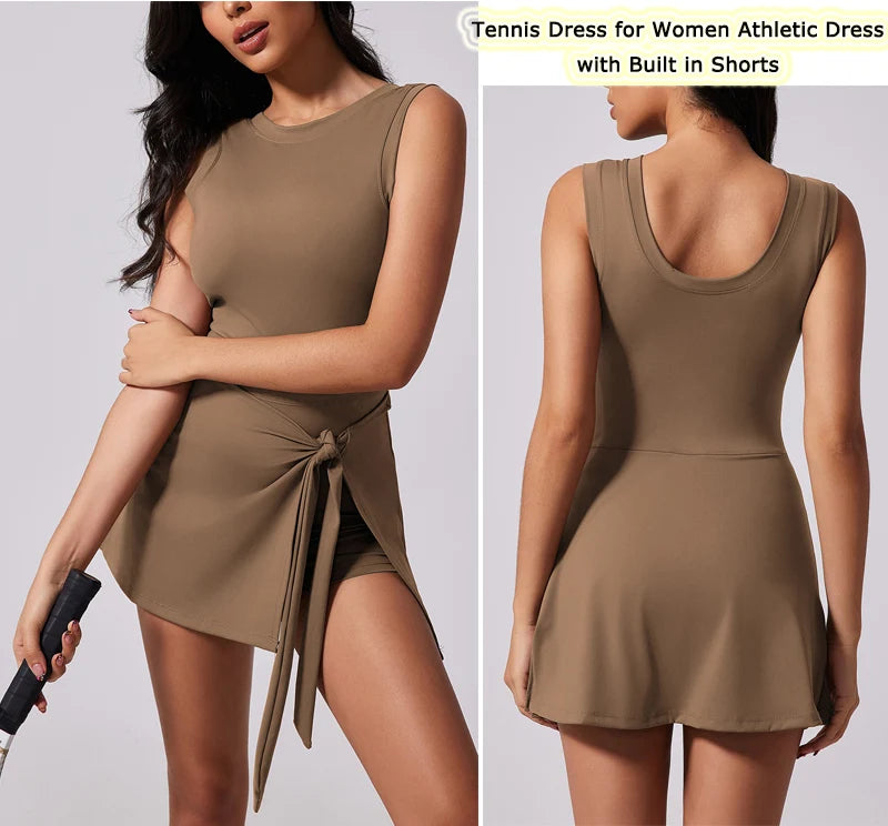 Tennis Dress for Women with Built in Shorts