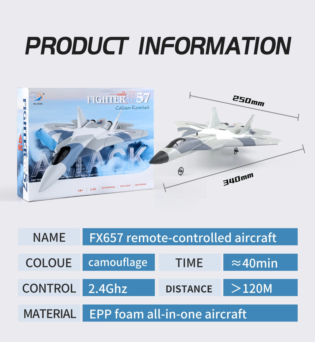 RC Foam Aircraft SU-35 Plane 2.4G Radio Control