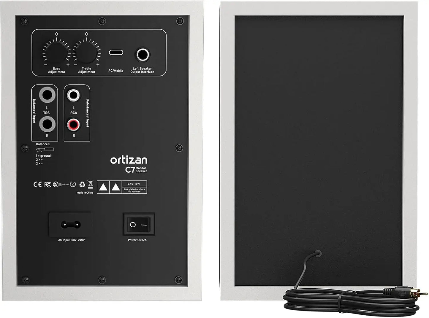 Studio Monitors, Active Monitor Speakers for Music Production, Bluetooth Computer Speakers